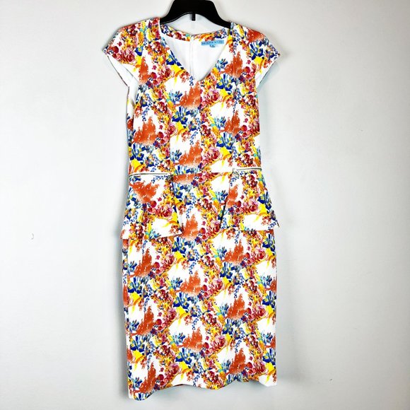 2/$20 Antonio Melani Floral Dress - Picture 1 of 3